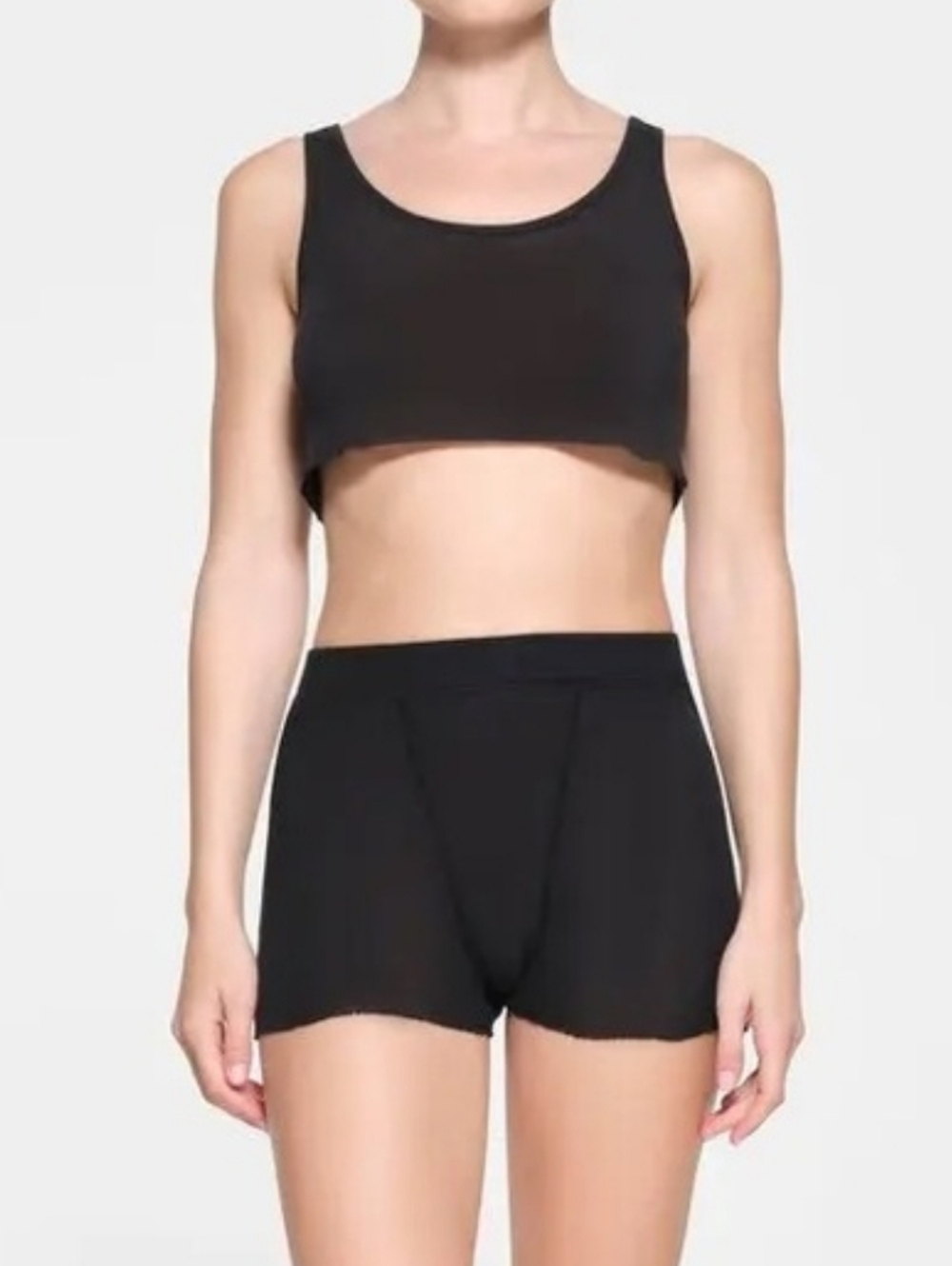 NWT SKIMS Threadbare Cotton Rib Boyshort